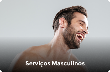 serviços: serviços de beleza masculinos